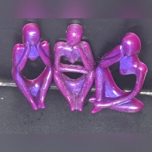 Set of 3 Stoic Thinkers Wax Figures